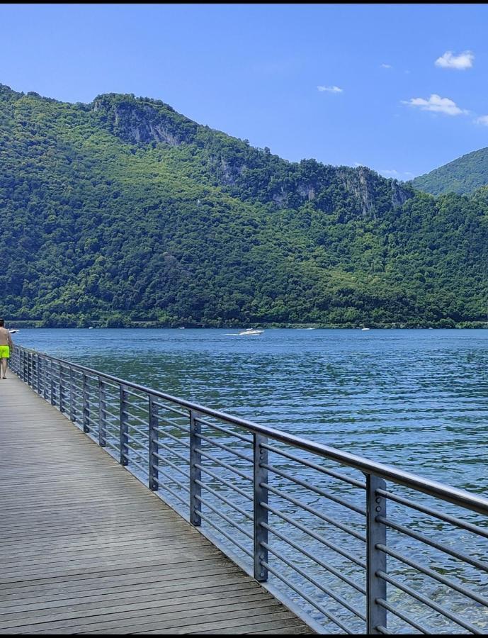 Lake Como Casa La Rosa Abbadia Lariana Exterior foto
