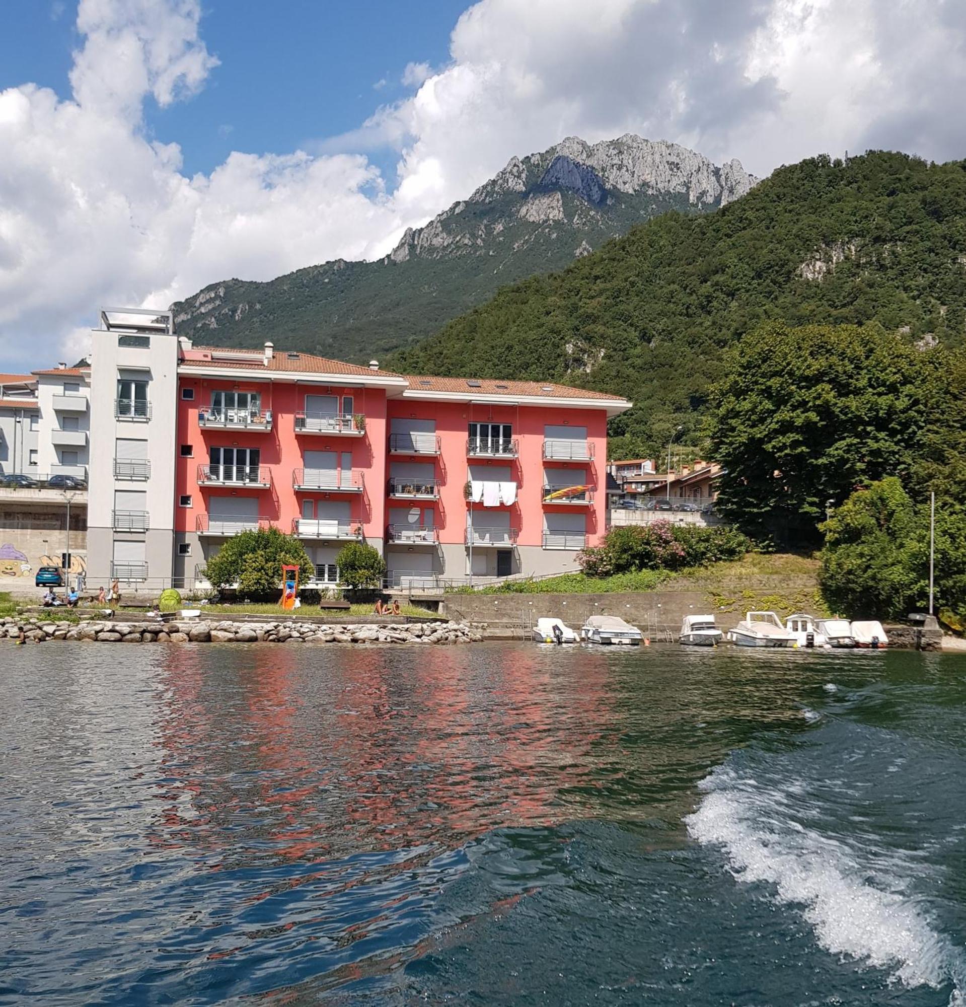 Lake Como Casa La Rosa Abbadia Lariana Exterior foto